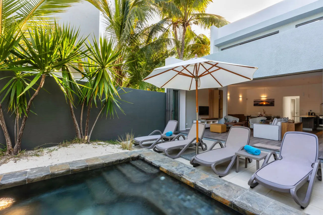 Private pool at Villa Stylia Tropical